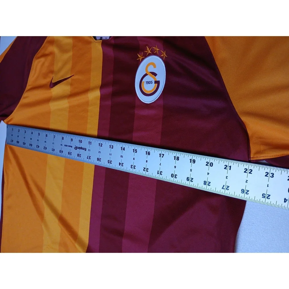 Nike Galatasaray 2019-20 Home Soccer Jersey XL AJ5537-628 Red Orange Striped NEW